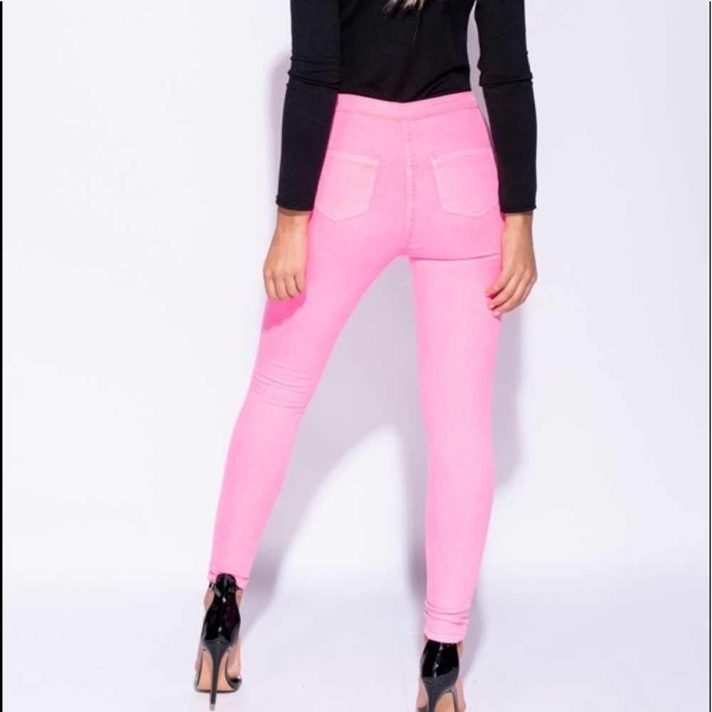 πΈ LAST ONE Neon Barbie Jeans - Picture 4 of 8